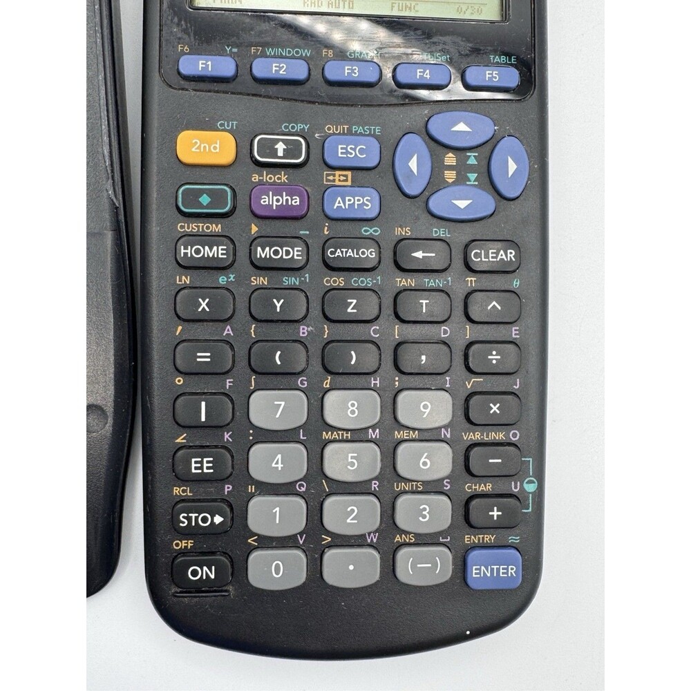 Texas Instruments TI-89 Graphing Calculator With Cover Tested Working - Picture 4 of 13
